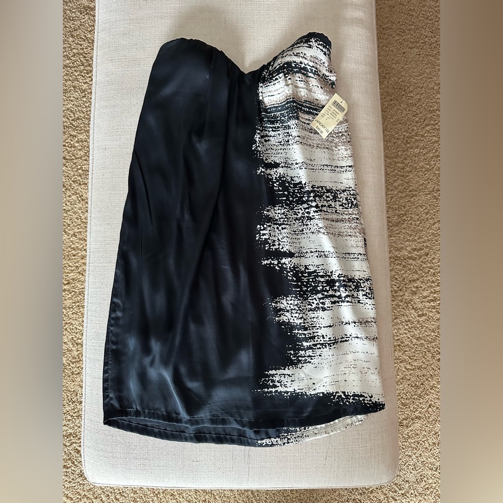 Strapless tunic mini dress size small